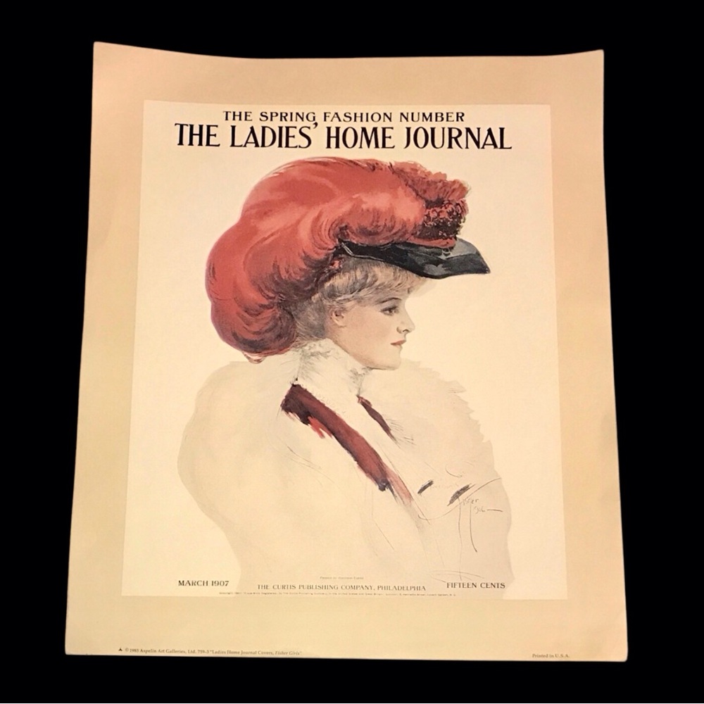 Vintage "The Spring Fashion Number" The Ladies Home Journal Print